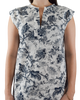 V-Neck Shift Dress, Bluish Grey Floral_Final Sale_Offer