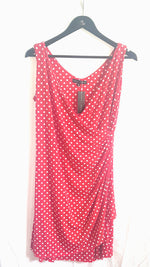 Faux Wrap, Prosperous Red and White, Mini Polka Dot (U.P. $129 / Now on Offer $88 only)